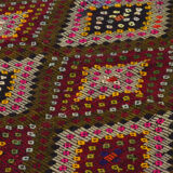 Anatolian handmade kilim rug 243 cm x 180 cm