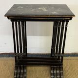 Set of 4 wooden nesting tables, Napoleon III