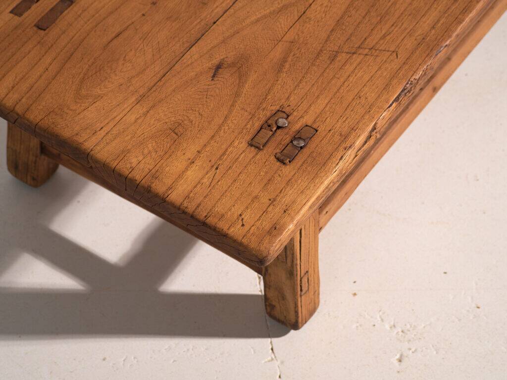 Antique pine coffee table – China, circa 1890