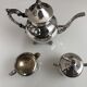 Antique silverware tea or coffee service signed fbrodgers and numbered