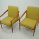 1960s Pair of Midcentury Armchairs, Czechoslovakia-