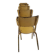 Old stacking school chairs 1950s