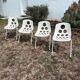 Chaises de jardin 70's
