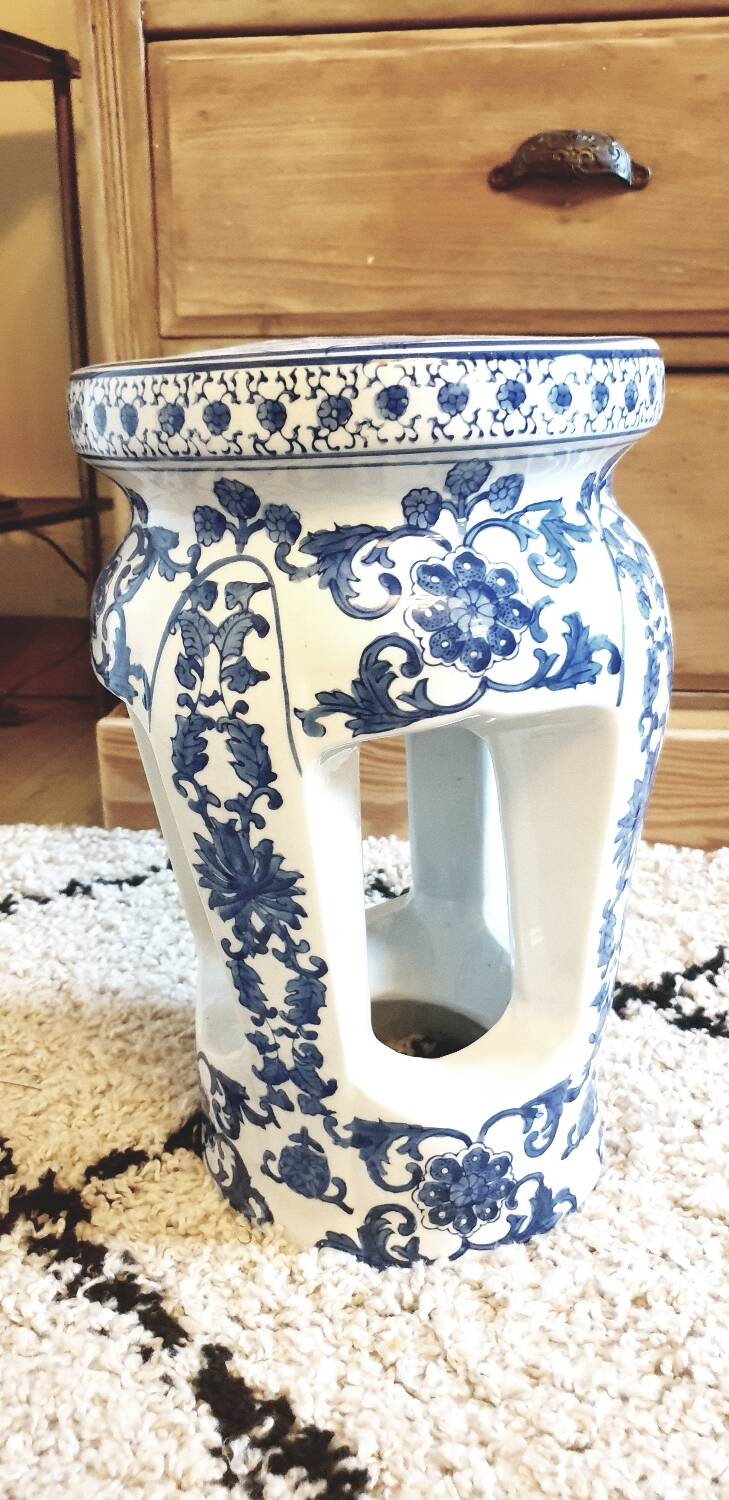 Ceramic stool or side table