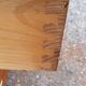 Commode vintage des années 50 en pin, pieds compas, 3 tiroirs
