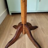 Oak pedestal table