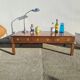 Table basse campagne militaire, marine, vintage