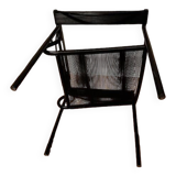 Vintage black Spaghetti armchair Giandomenico Belotti for Alias, model 109