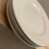 White dessert plates