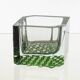 Green Square Bowl, Pavel Hlava, 1970s, Czechoslovakia