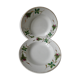 Lot de 2 assiettes creuses Moulin des Loups, décor peint