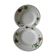 Lot de 2 assiettes creuses Moulin des Loups, décor peint