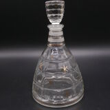 Carafe in glass faceted with Cap