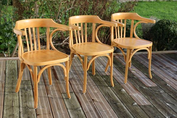 Fauteuil baumann hêtre clair