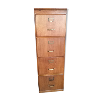 Wooden filing cabinet