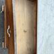 Antique 19th-century wooden chest of drawers with a marble top