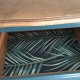 Chiffonnier 5 sage green drawers