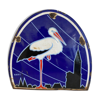 Enamelled plaque Potasse d'Alsace