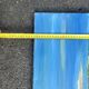 Mountain and lake landscape tableau – Canvas painting signed Tuller 2012