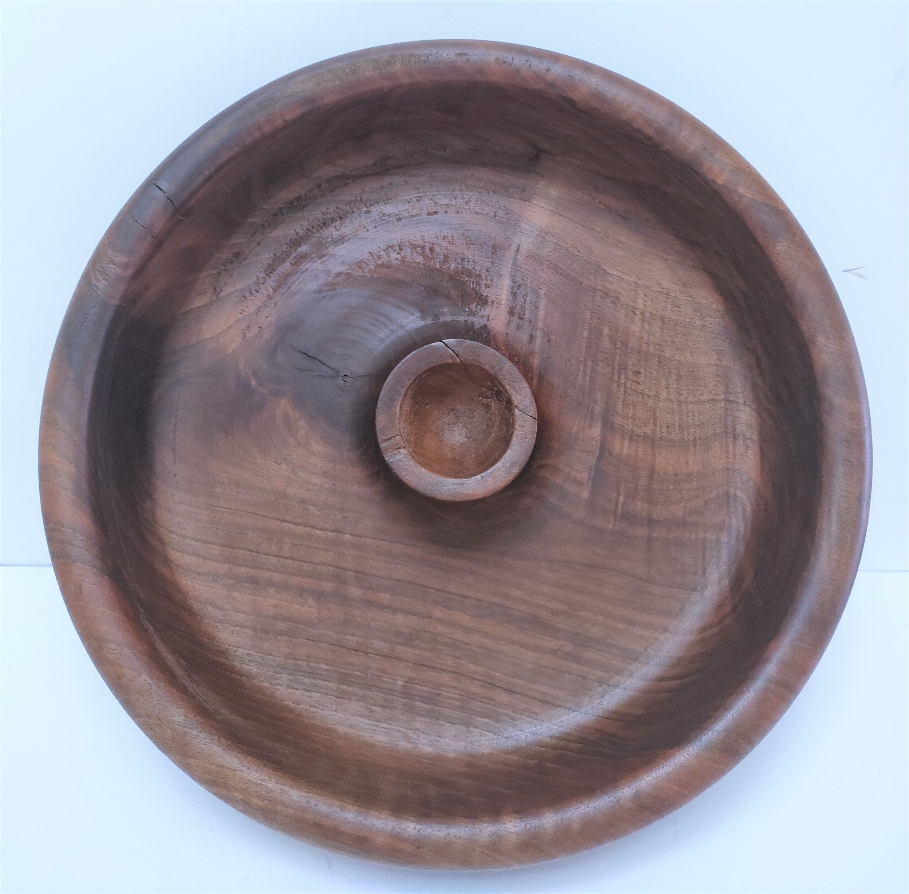 Nutcracker in solid wood and its mallet