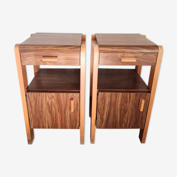 Pair of vintage bedside tables