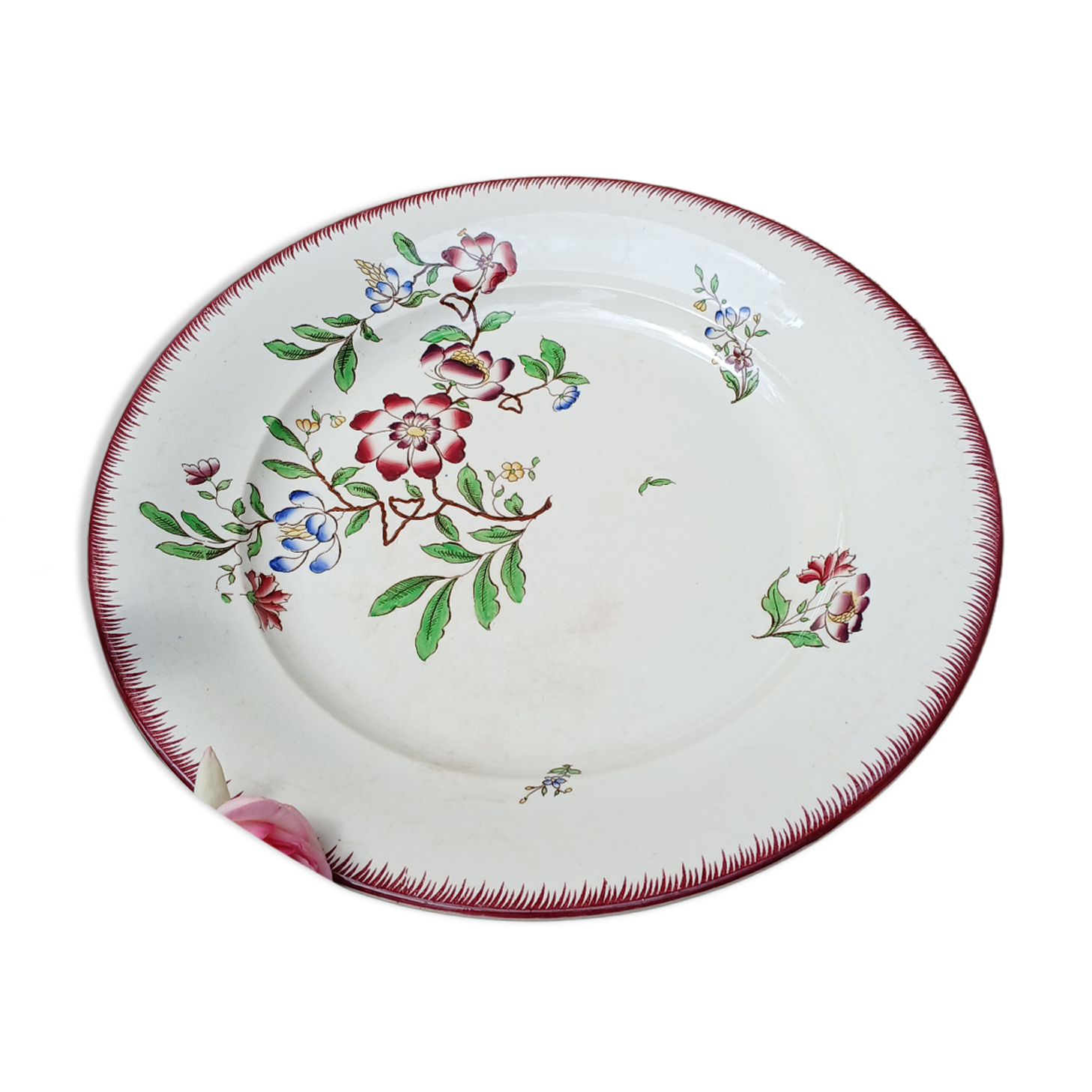 Old plate U&C Sarreguemines