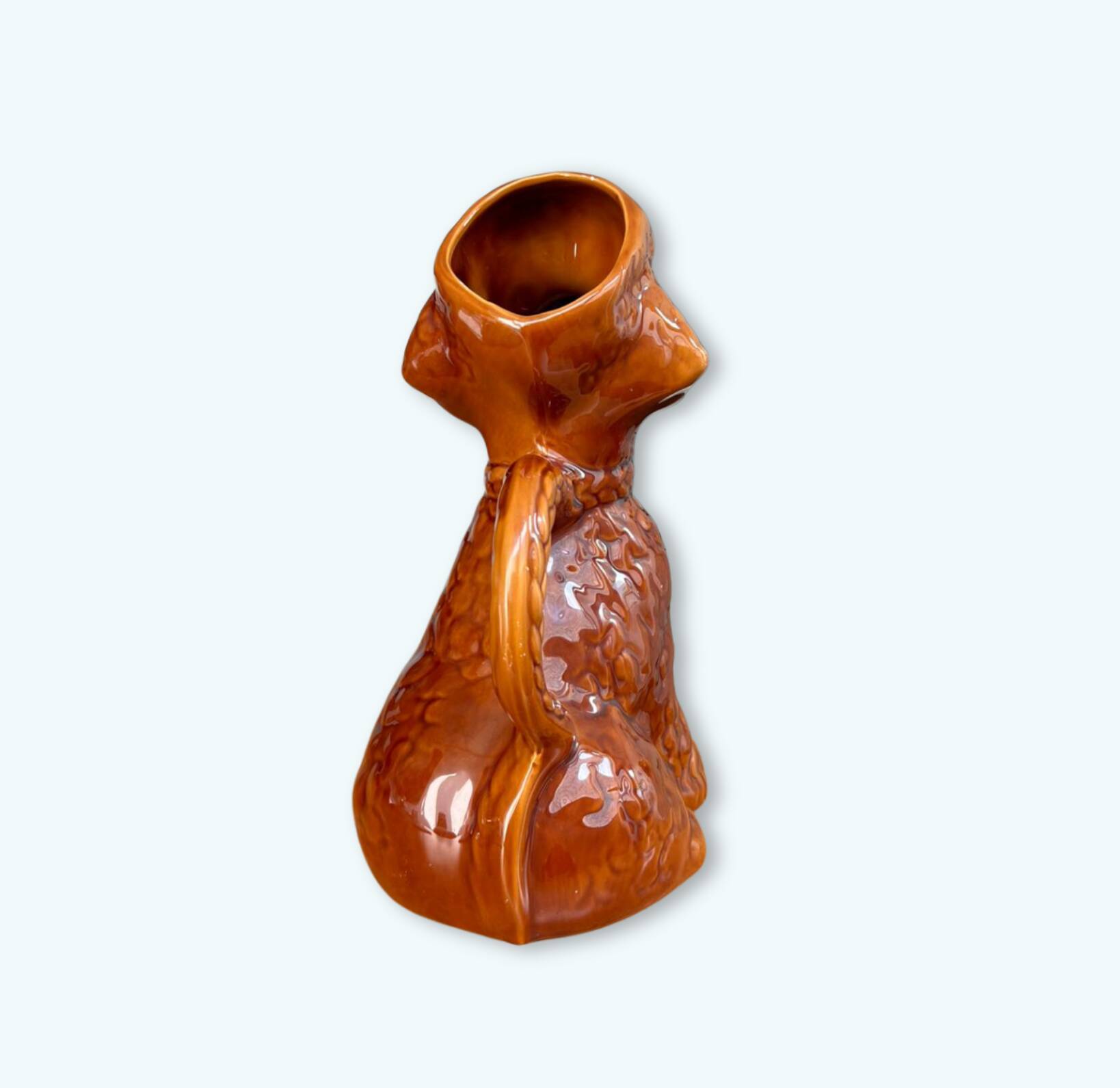 Vintage ceramic dog pitcher