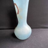 Vase bleu émaillé - Art nouveau émaillé