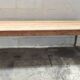 Old large raw wood farm table