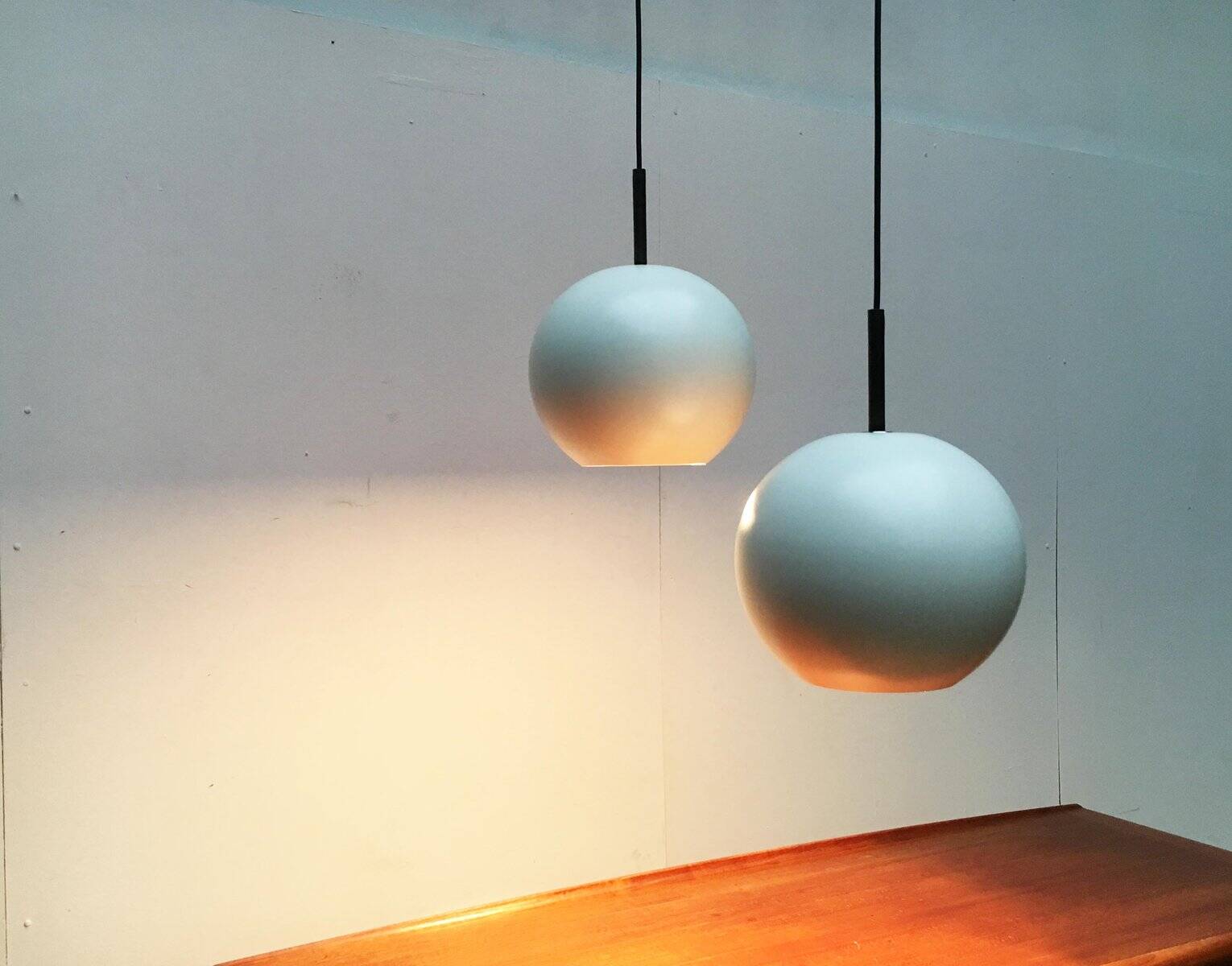 Suspensions allemandes Space Age de Staff, lot de 2