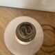 Hand-painted vintage table lamp