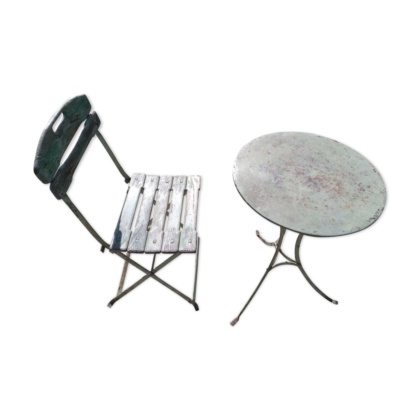 Bistro chair and table