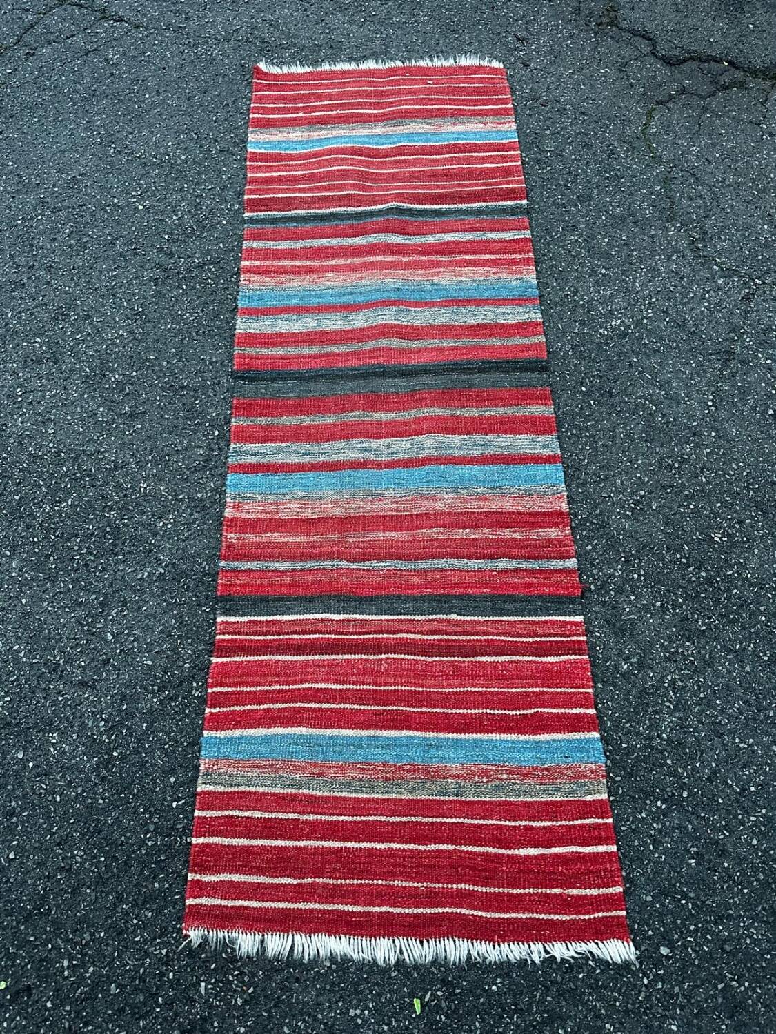 Hallway kilim rug