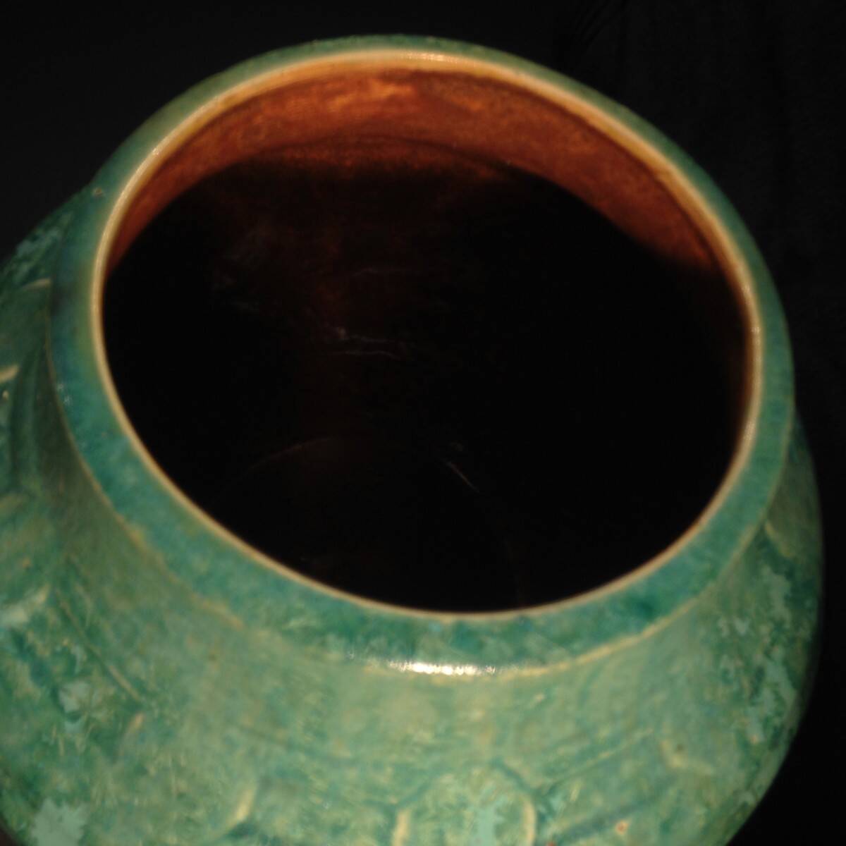 Lion vase, art deco, Bouffioulx stoneware, Roger Guérin, circa 1930