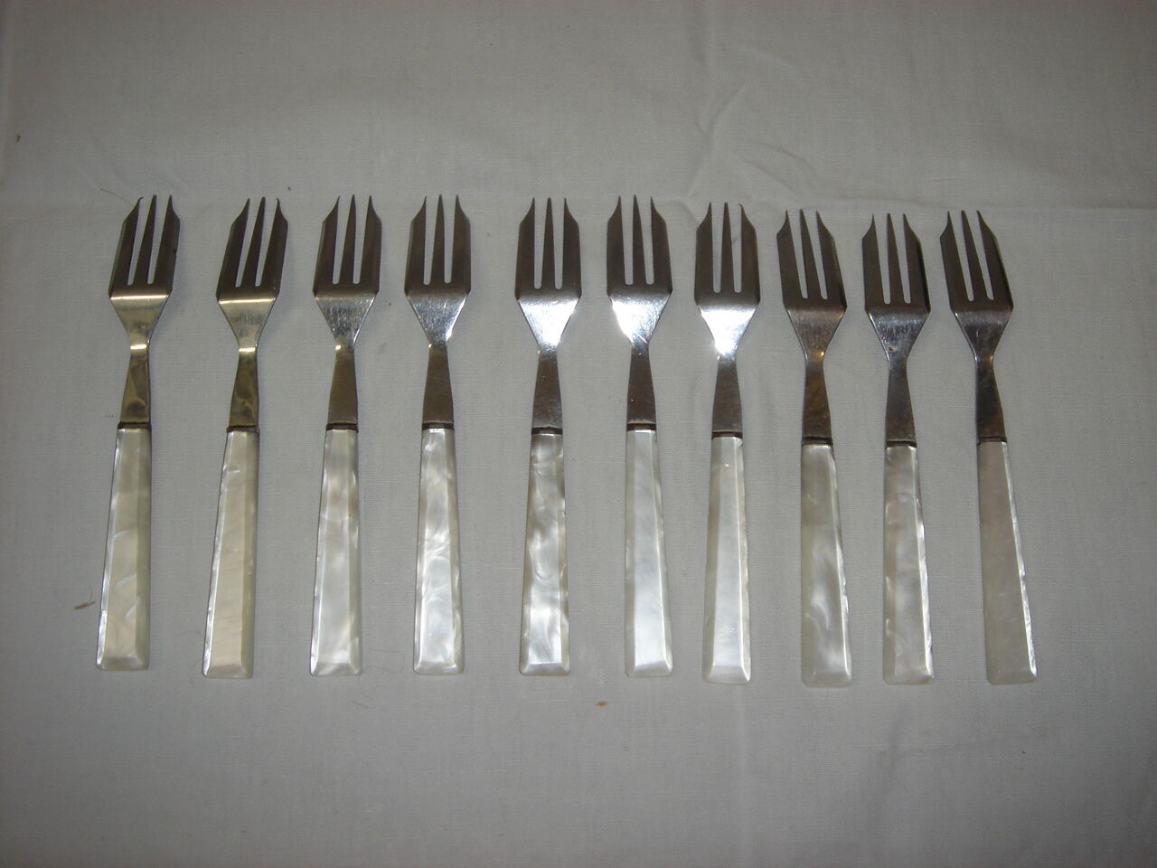 Lot de 1o fourchettes à gateau