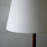 1950s/60s Danish teak turned table lamp