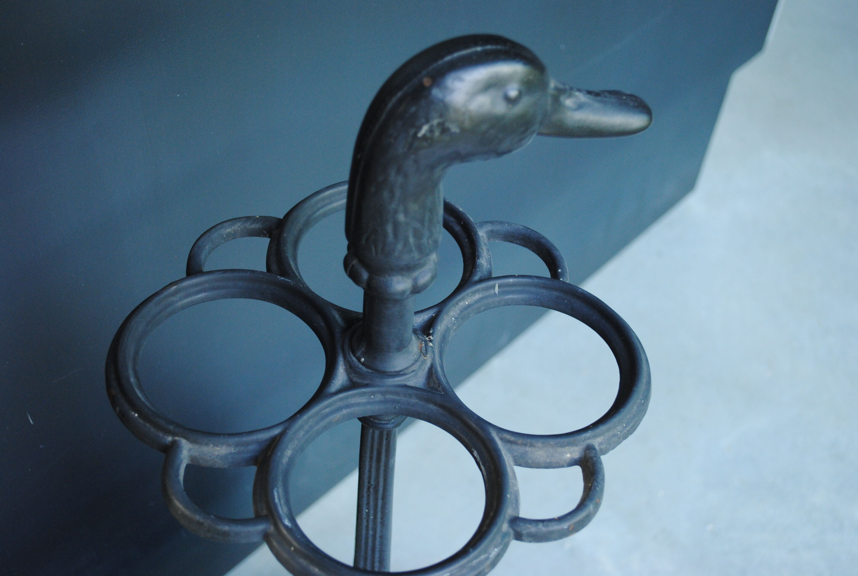 Umbrella cast-iron door