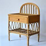 Rattan bedside
