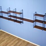 Dutch modular shelving unit by A. Dekker for Tomado, 1960s