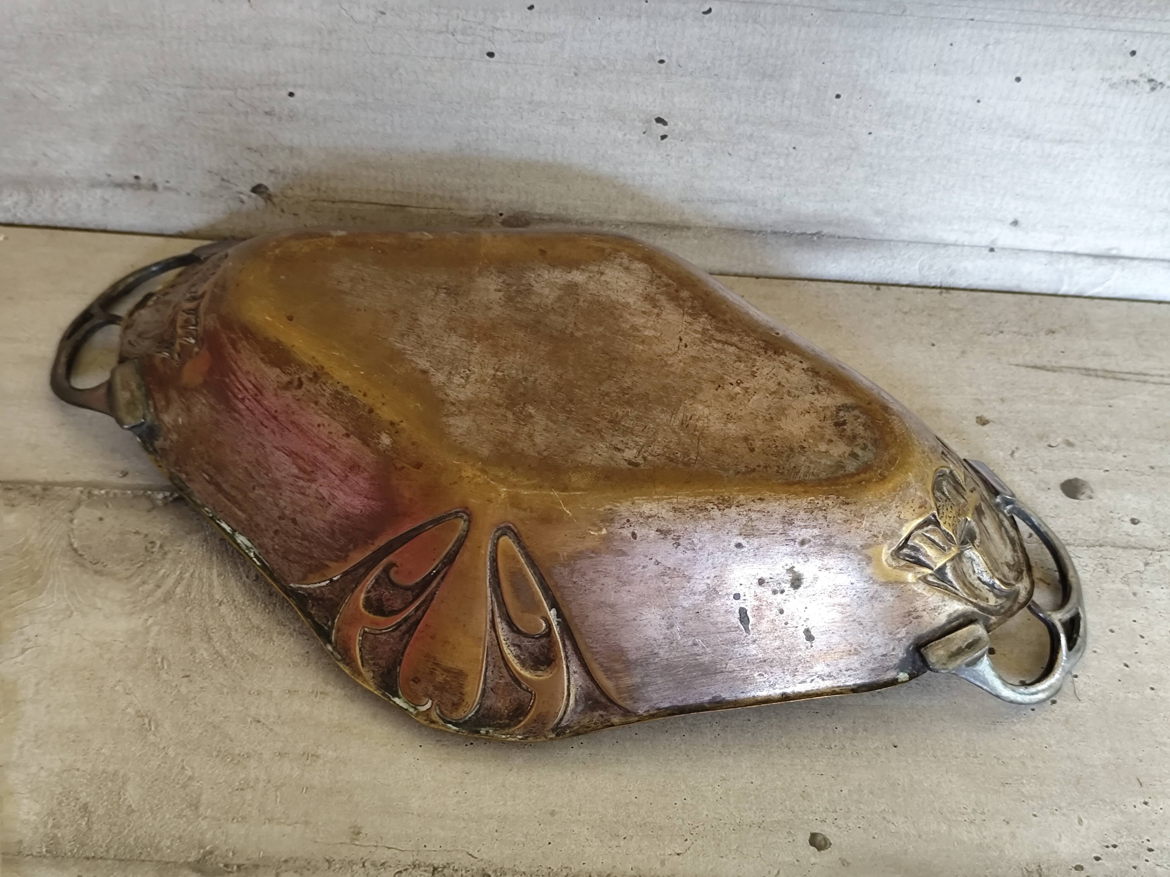 Art Nouveau bread basket