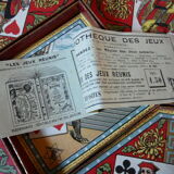 Old wooden box and cardboard game Yellow Dwarf LJR Paris