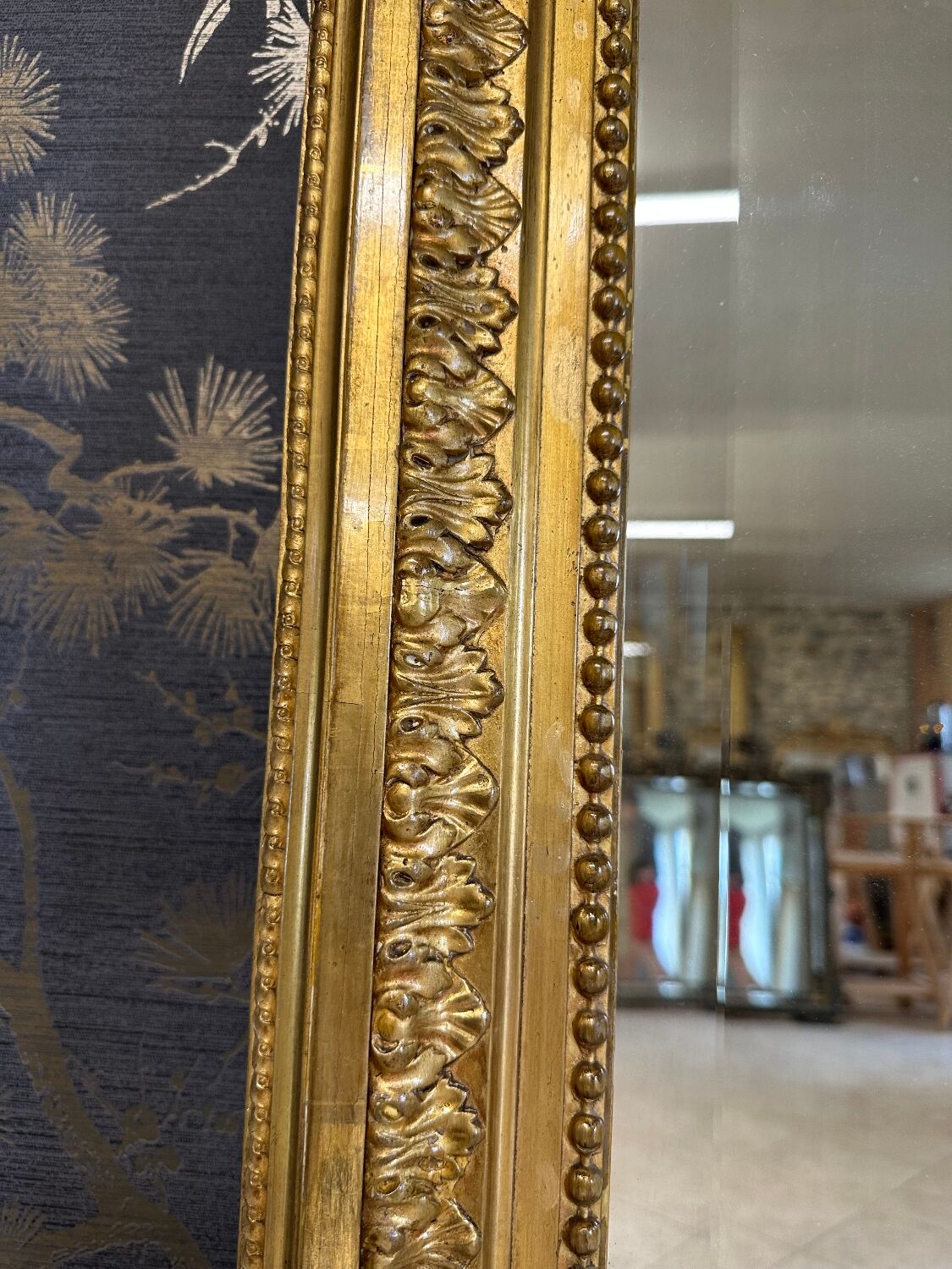 Miroir époque Napoléon III 149x107x112