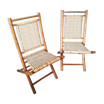 Chaises rotin et cannage style indonésien