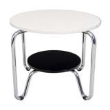 Table Kovona noir et blanc fabriquée en Tchéquie des années 1950
