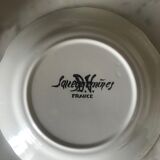Lot of 12 speaking plates Sarreguemines "savings"