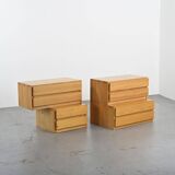 Ensemble de commodes par Maison Regain, années 70
