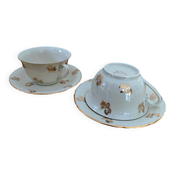 Déjeuners anciens en porcelaine