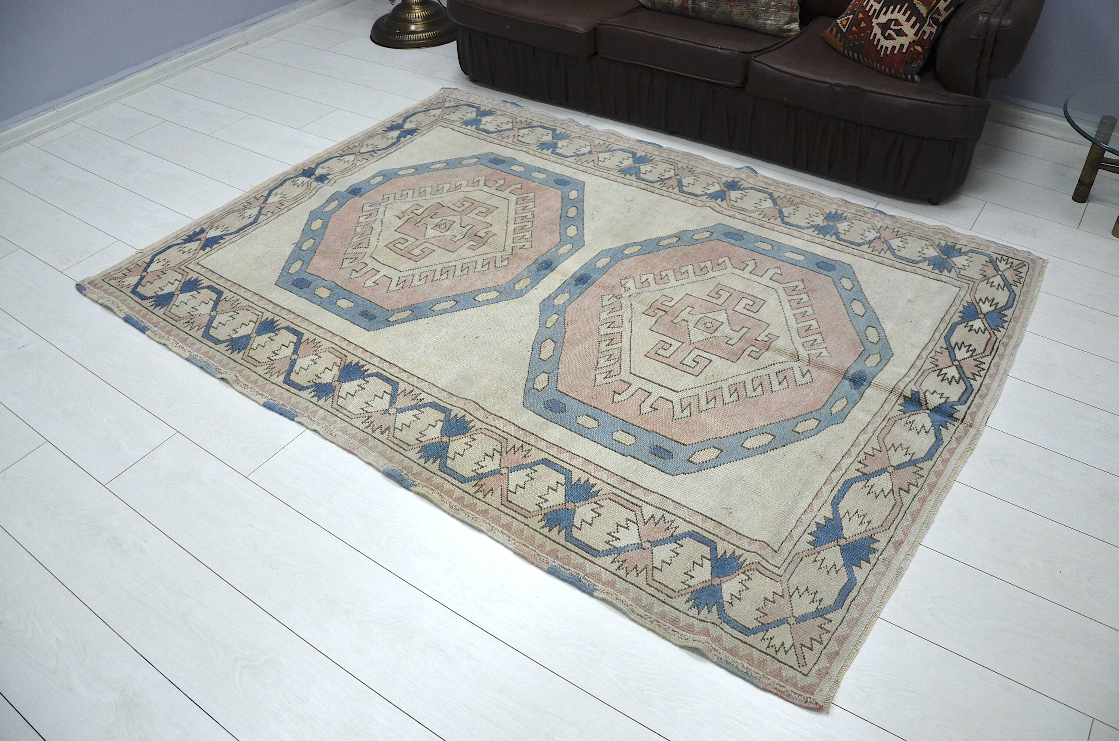 Blue & Red Anatolian Rug sku 1151