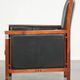 Stylish cowhide Art Deco design armchair