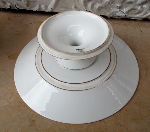 Old pair of Limoges Porcelaine compotiers